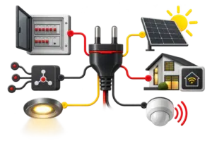 Elektrowissen zu Elektroinstallation, KNX, Photovoltaik, Netzwerk, Beleuchtung und Sicherheitstechnik